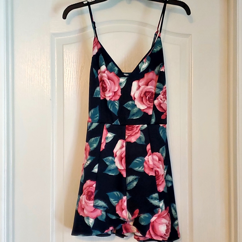 Floral Romper - Like New